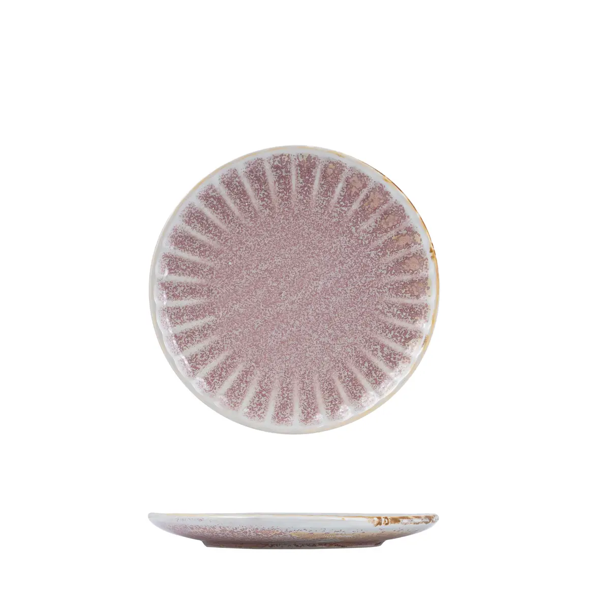 Moda Porcelain Round Plate-205Mm Ø Scallop