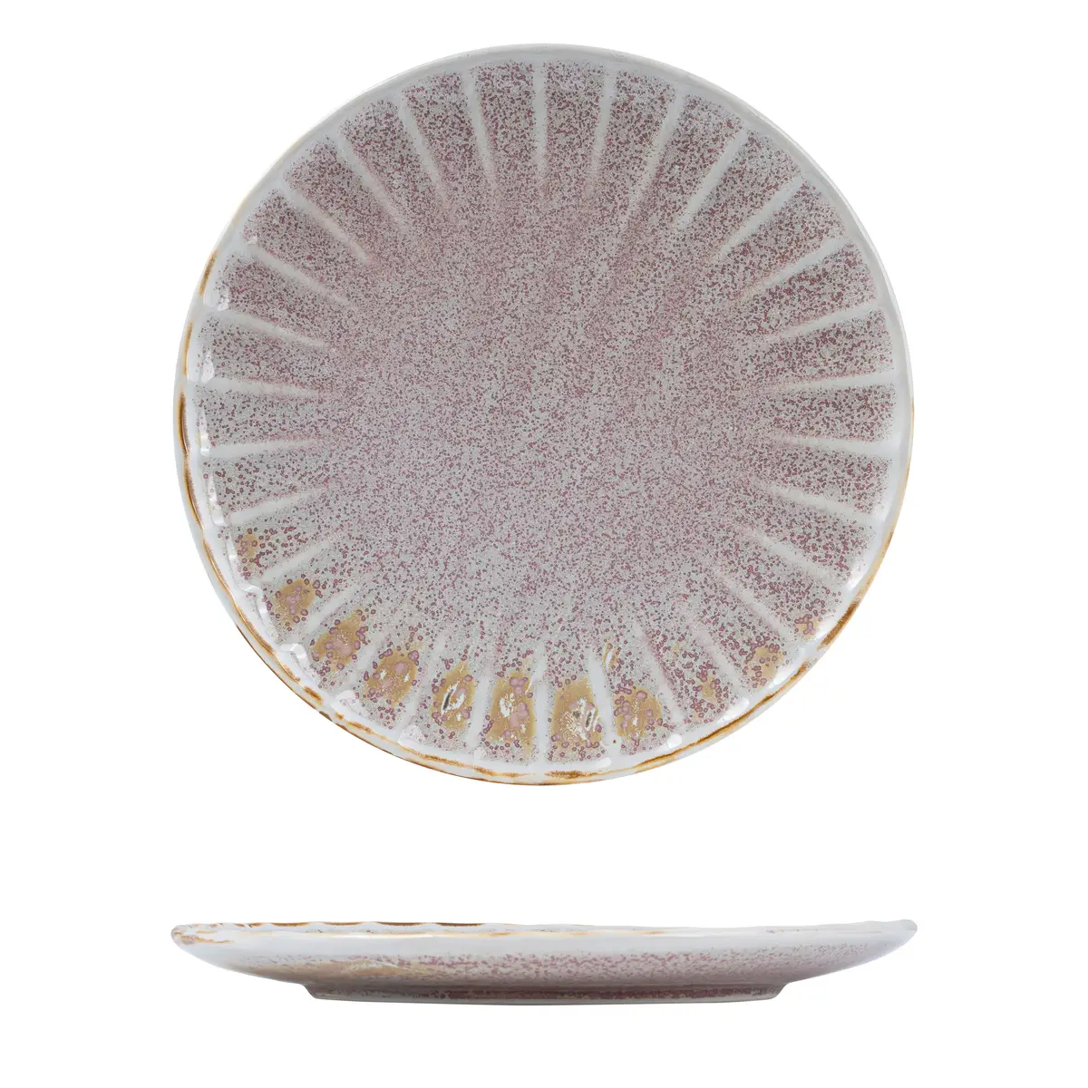Moda Porcelain Round Plate-260Mm Ø Scallop