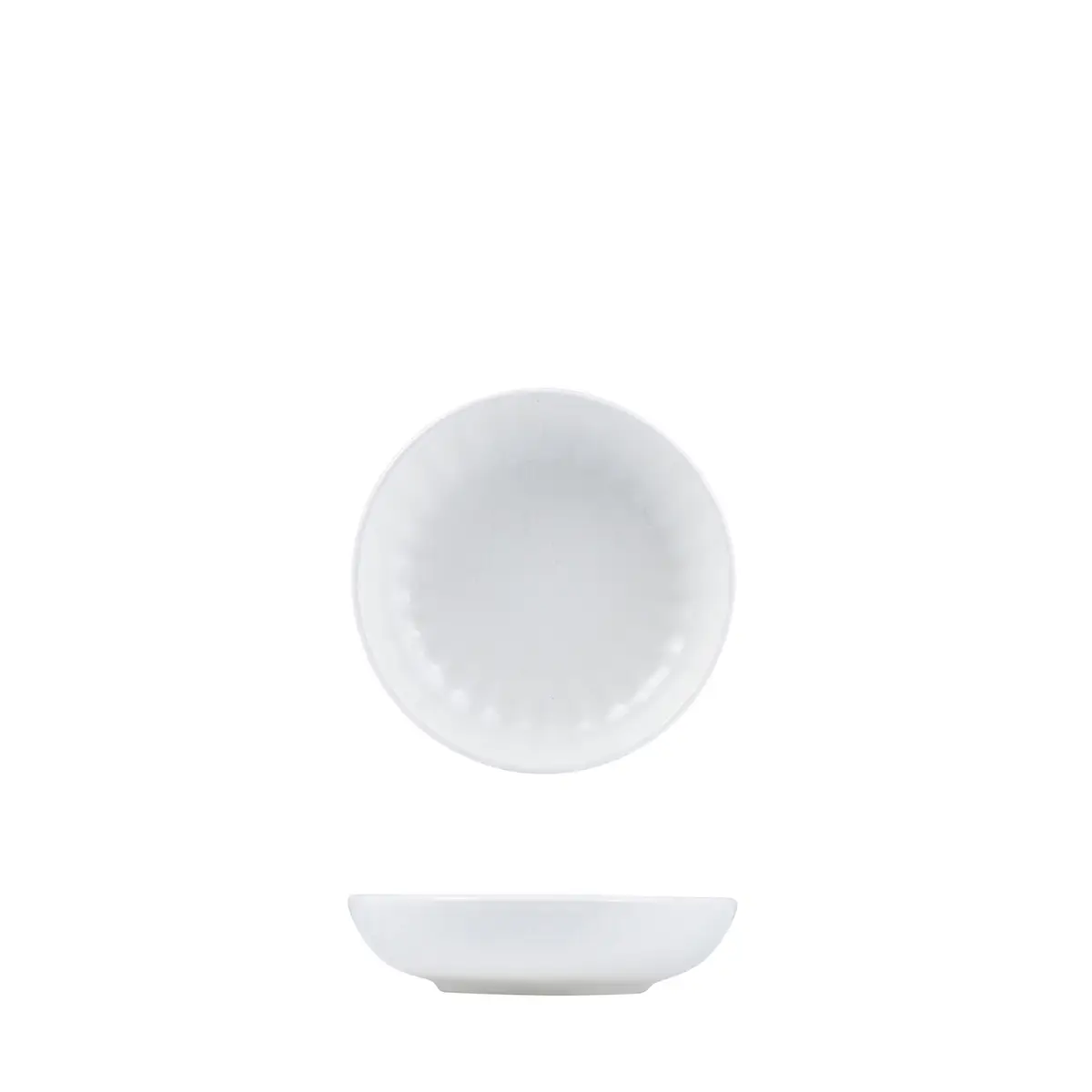 Moda Porcelain Round Bowl - 155Mm Ø Scallop