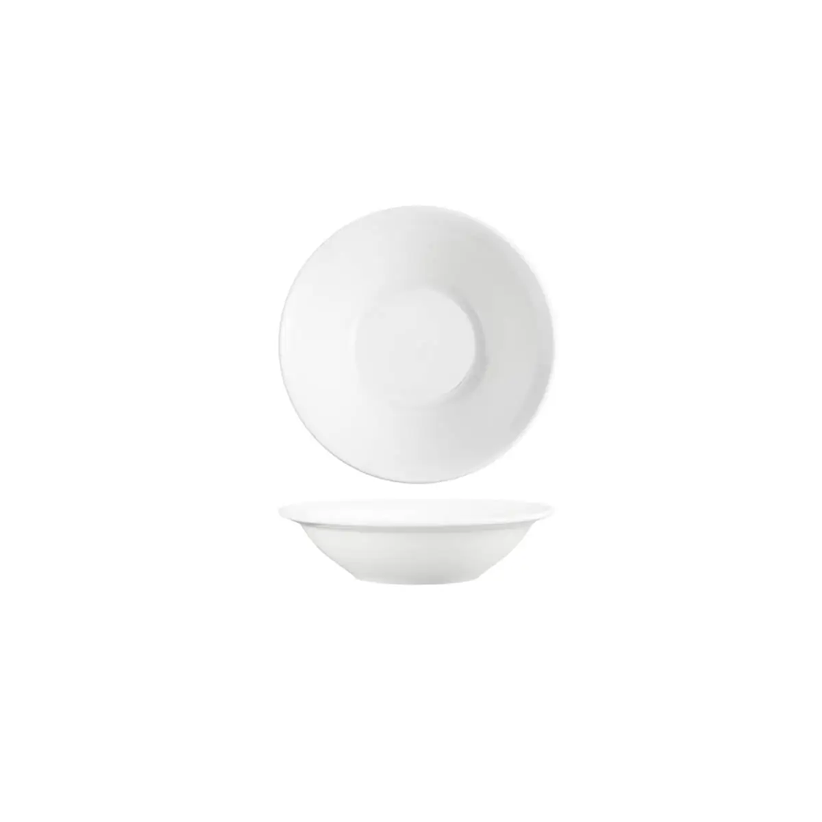 Tablekraft Core White Banquet Round Fruit Bowl Narrow Rim 160mm
