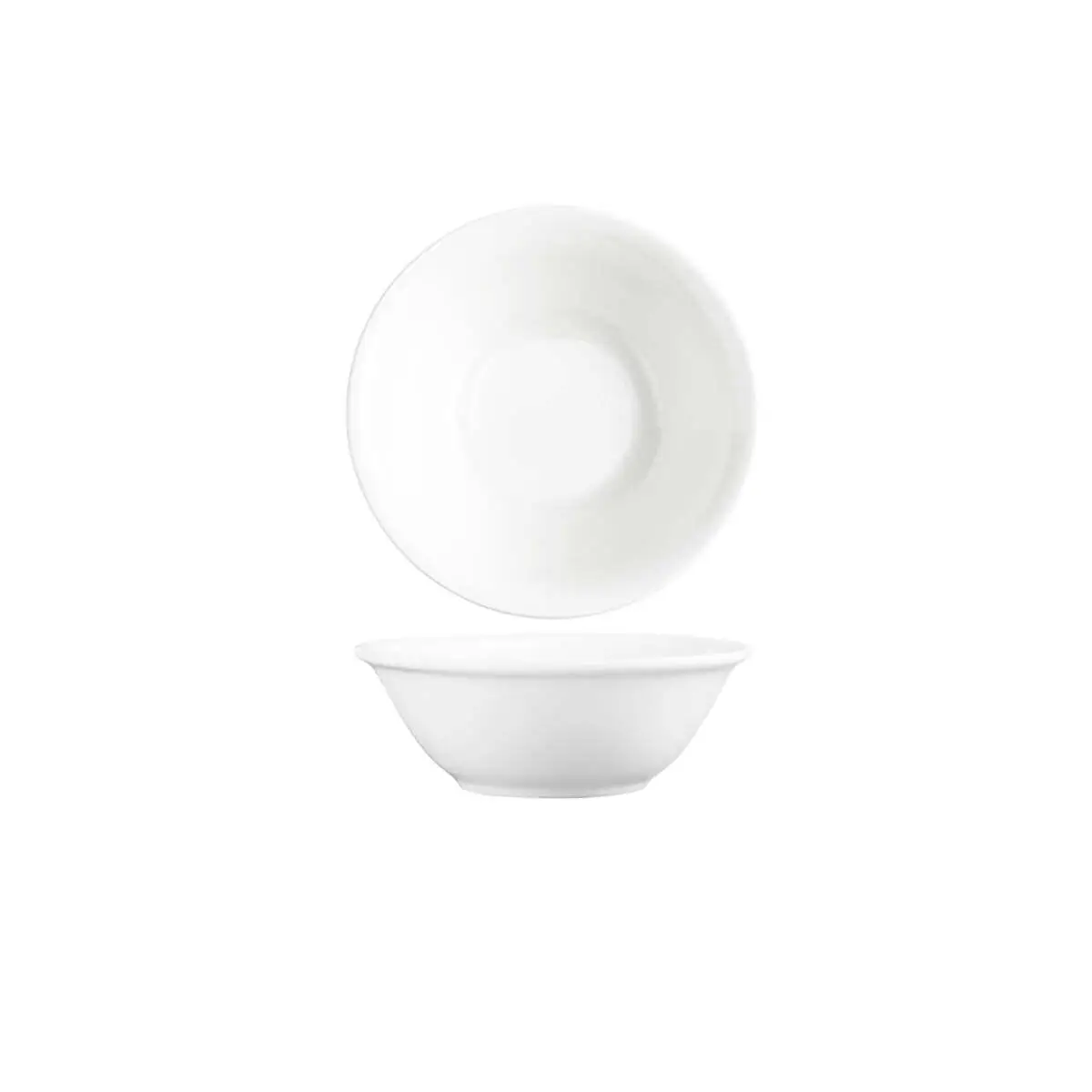 Tablekraft Core White Banquet Round Salad Bowl N/Rim 150mm
