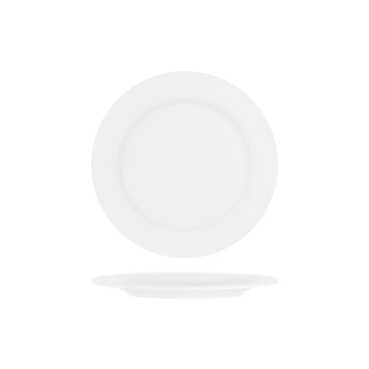 Royal Porcelain Chelsea Round Plate Flat Rim 260mm