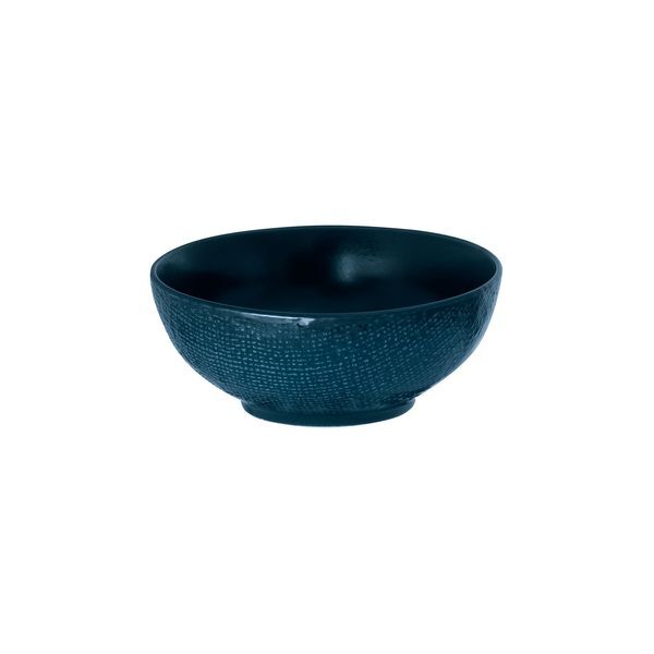 Luzerne Linen Round Bowl-160mm Ø | 750mL Matt Blue