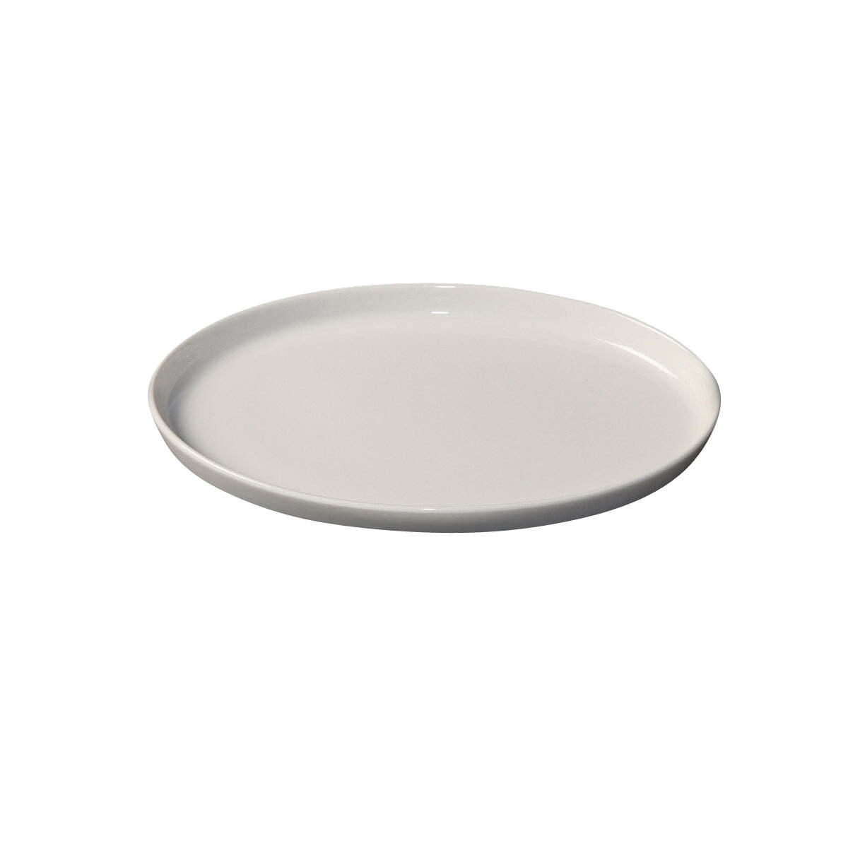 White Album Oval Plate Stackable 190x120x15mm 