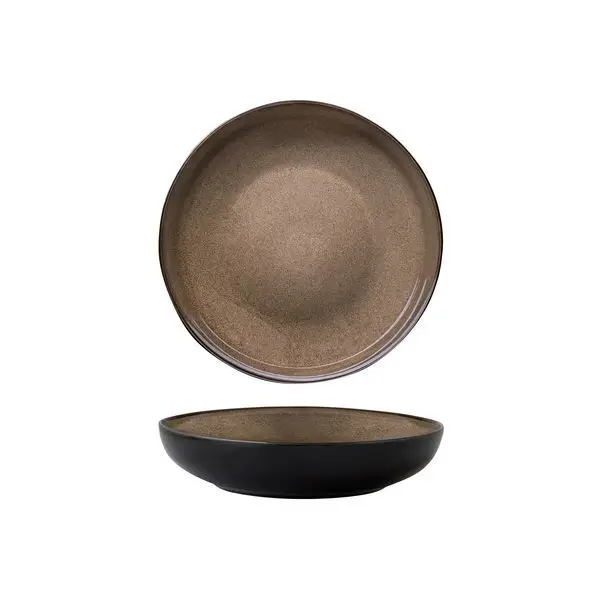 Luzerne Rustic Round Share Bowl-230mm Ø | 51mm H | 1200mL Chestnut