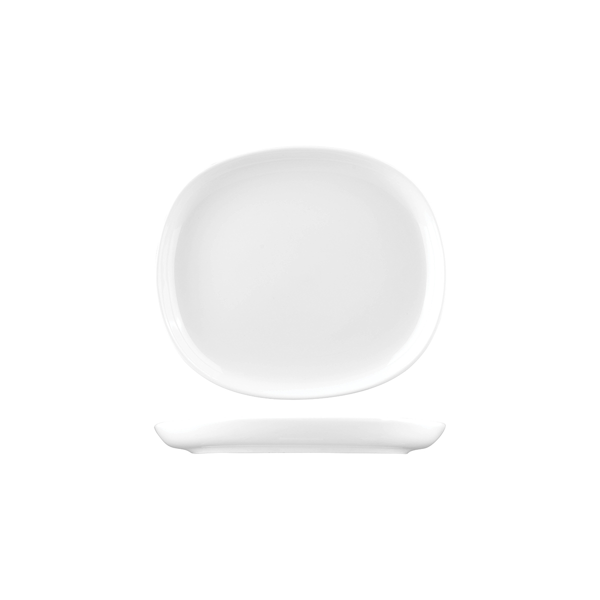 Sango Ora Coupe Plate-200X175mm White