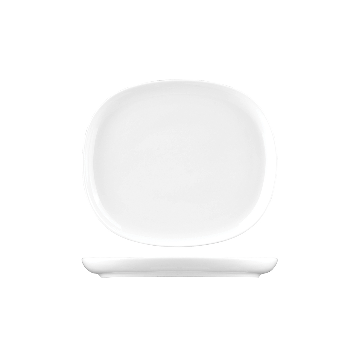 Sango Ora Coupe Plate-230X200mm White