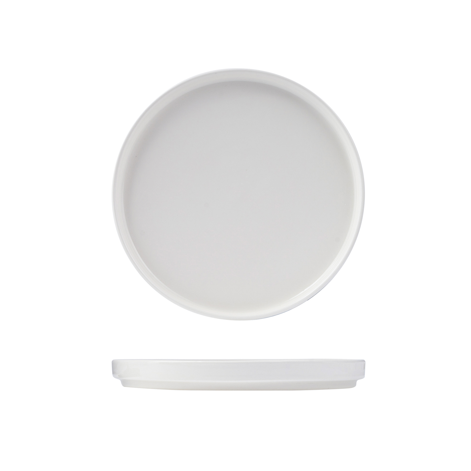 Sango Ora Low Stackable Plate-260mm Ø White