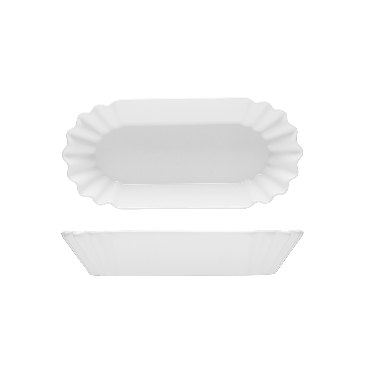 Fortessa Food Truck Hot Dog Plate-215X100mm White