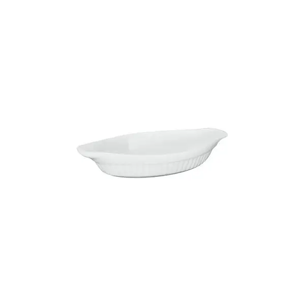 Duraceram Oval Au Gratin-Ribbed, 230Mm/225Ml