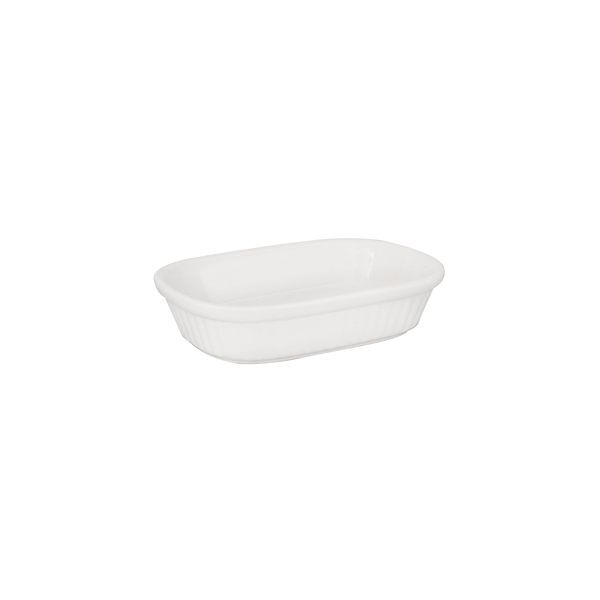 Trenton Basics Rect. Baker-Ribbed | No Handles | 185X45mm White