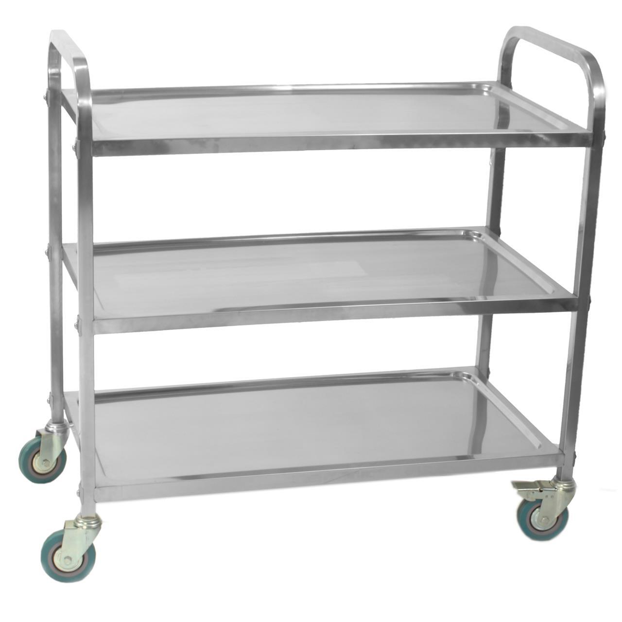 Sunnex 3 Tier Trolley 950 X 550 X 940mm S/Steel