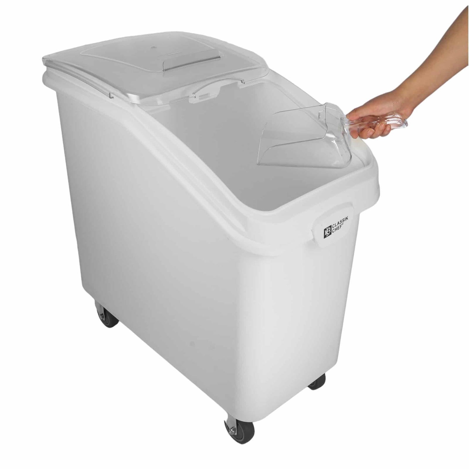 Jiwins Ingredient Bin 102Lt Mobile 394 X 749 X 730mm