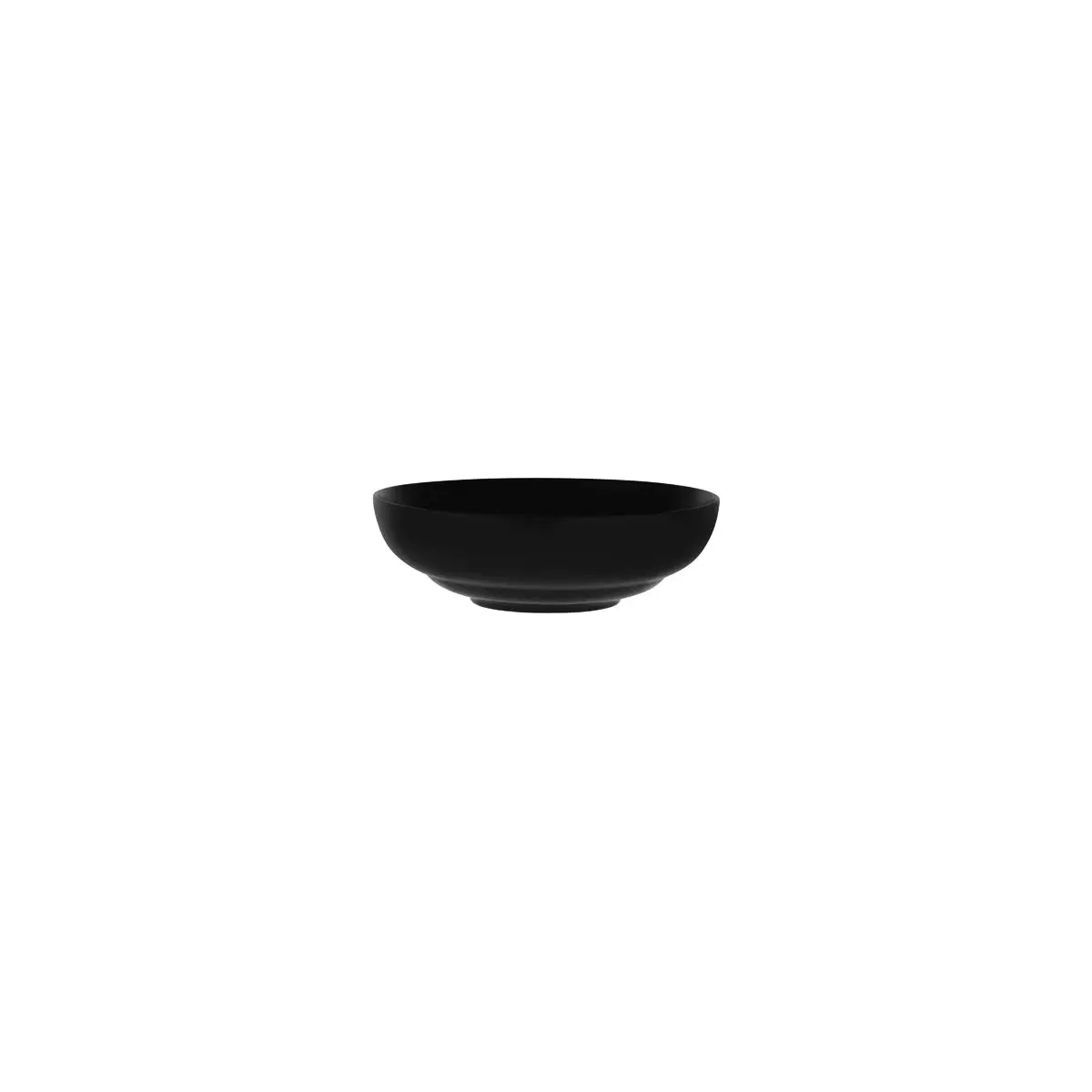 Patra Porcelain Aura Matt Black Round Cereal Bowl 160mm