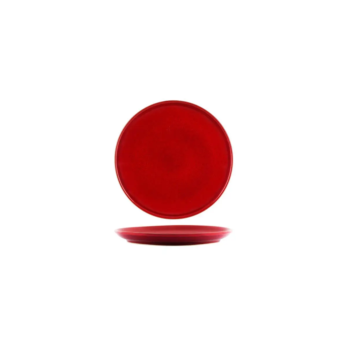 Tablekraft Artistica Round Plate Rld/Edge 190mm Reactive Red