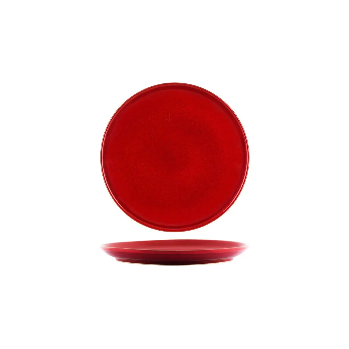 Tablekraft Artistica Round Plate Rld/Edge 240mm Reactive Red