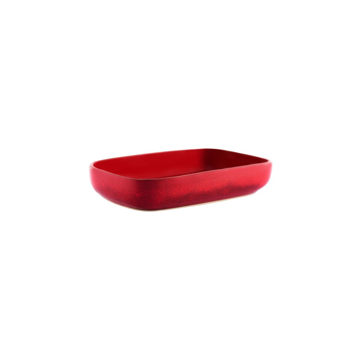 Tablekraft Artistica Rect Dish 170x105x40mm Reactive Red