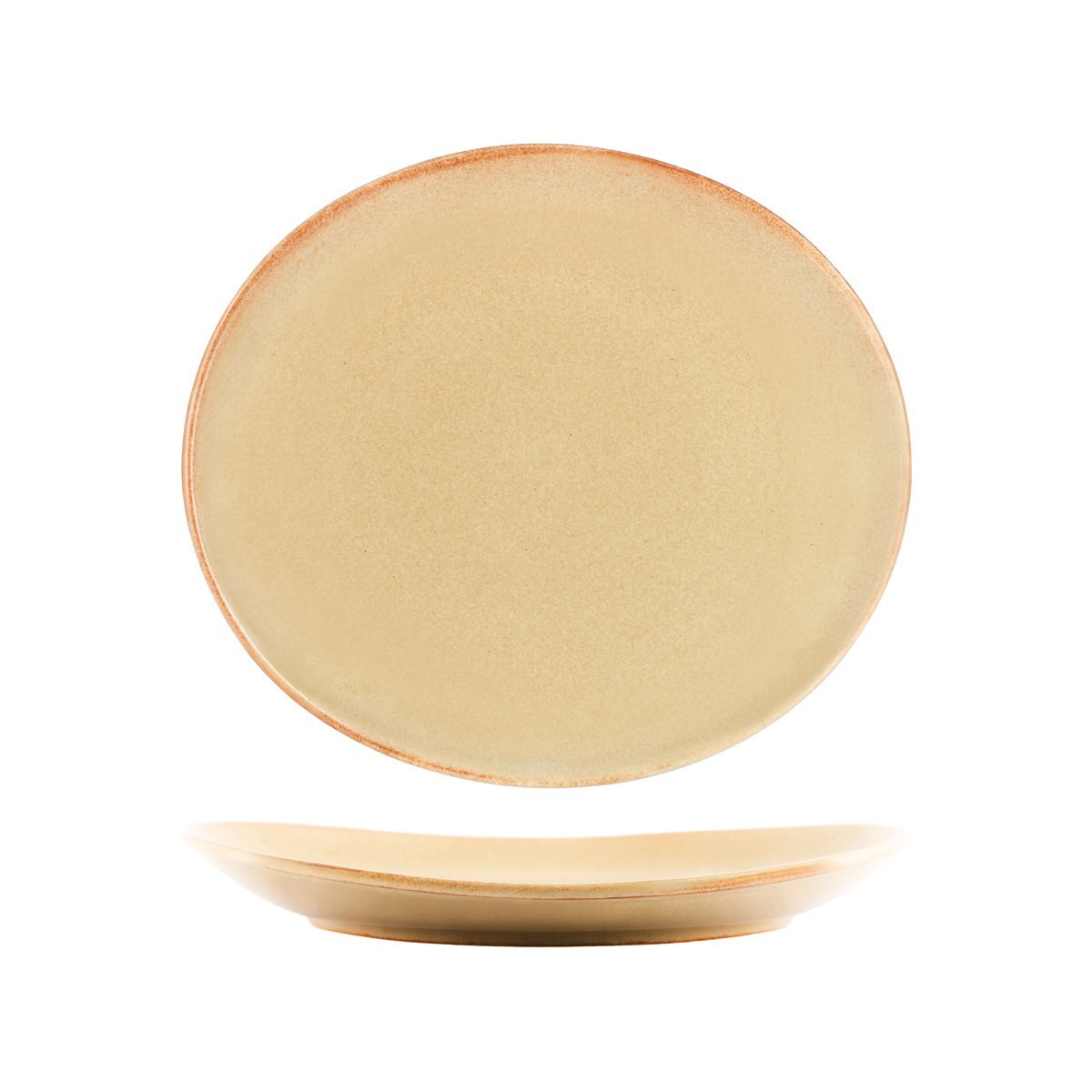 Tablekraft Artistica Oval Coupe Plate 295x250x35mm Flame