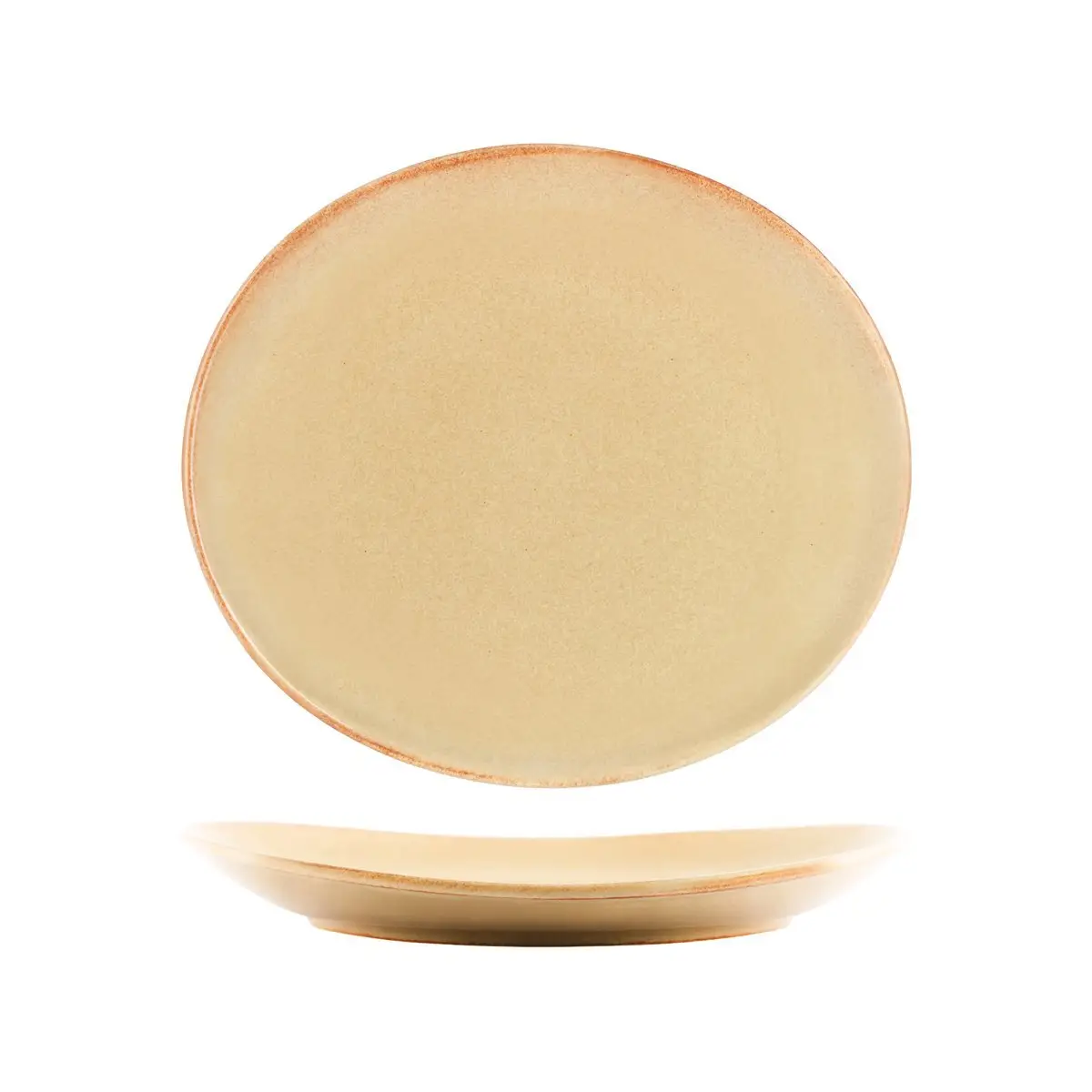 Tablekraft Artistica Oval Coupe Plate 295x250x35mm Flame