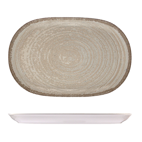 Id Fine Oval Platter  - 370Mm X 240Mm