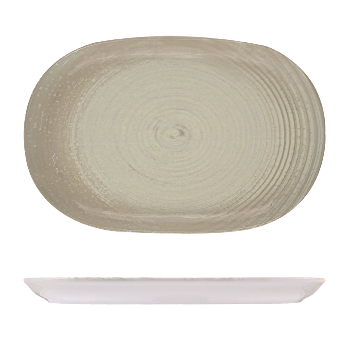 Id Fine Oval Platter  - 370Mm X 240Mm
