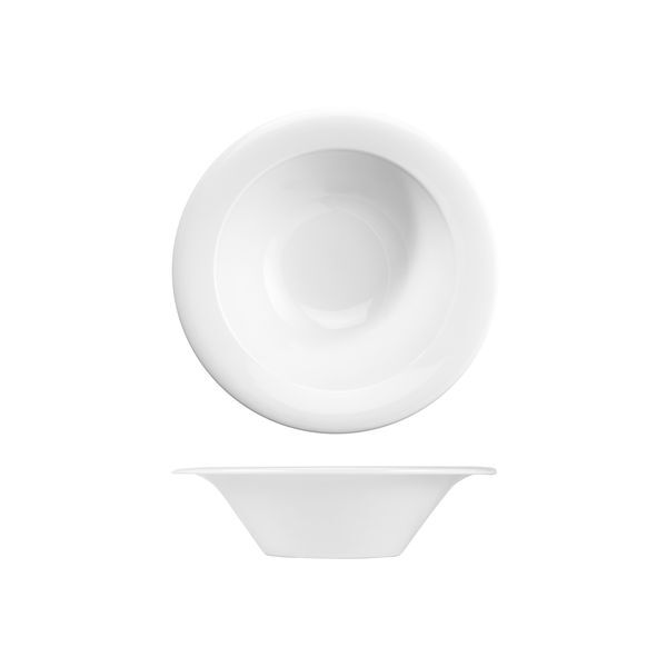 Art De Cuisine Menu Round Mid Rim Deep Bowl-222mm Ø White