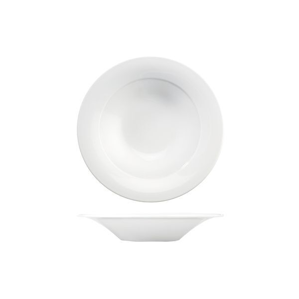 Art De Cuisine Menu Round Mid Rim Bowl-228mm Ø White