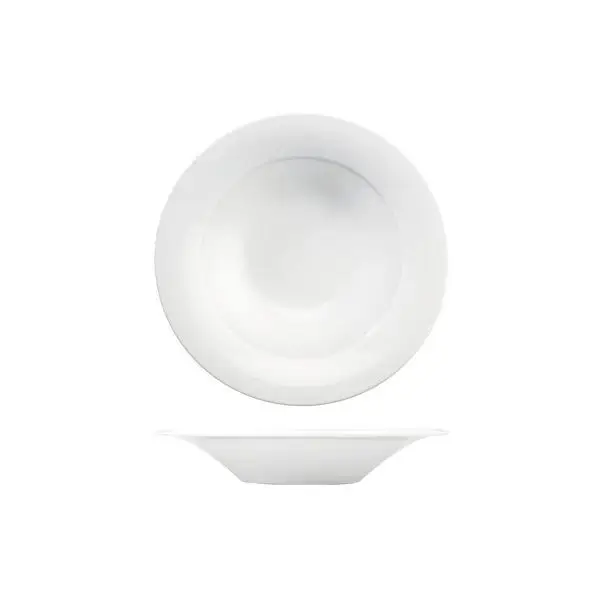 Art De Cuisine Menu Round Mid Rim Bowl-228mm Ø White