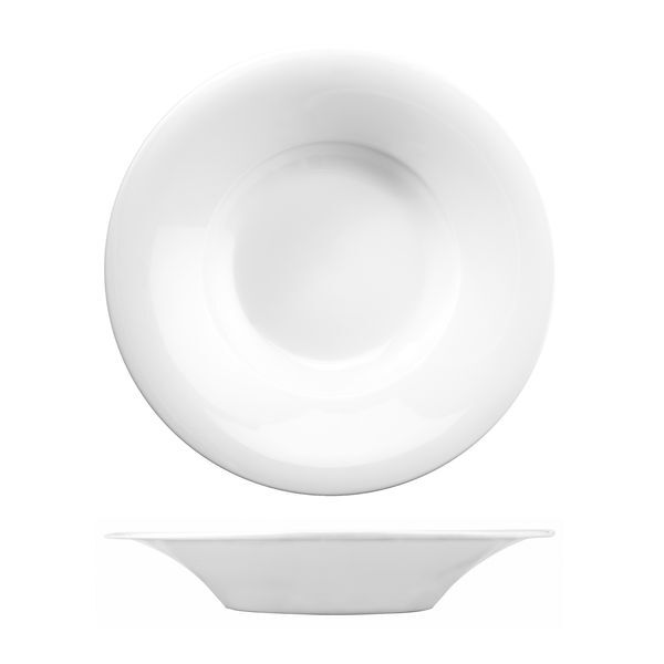 Art De Cuisine Menu Round Wide Rim Bowl-305mm Ø White