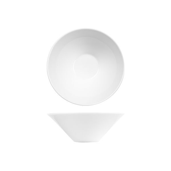 Art De Cuisine Menu Round Flared Bowl-230mm Ø White