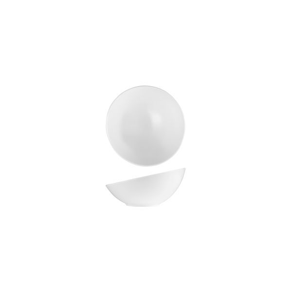 Art De Cuisine Menu Round Slanted Bowl-137mm Ø | 63mm H White