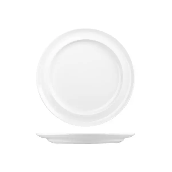 Art De Cuisine Future Care Round Flat Base Plate-255mm Ø White