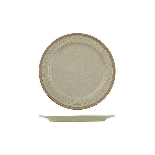 Art De Cuisine Igneous Round Plate-230mm Ø Natural