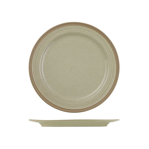Art De Cuisine Igneous Round Plate-280mm Ø Natural