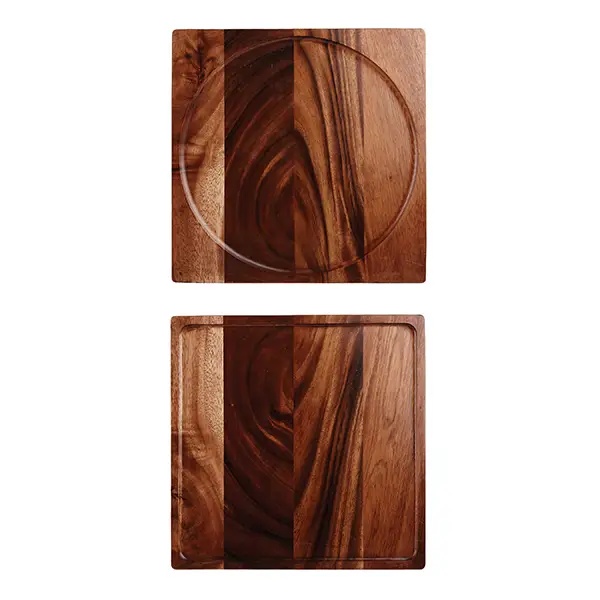 Art De Cuisine Wood Presentation Board-340mm Brown Acacia