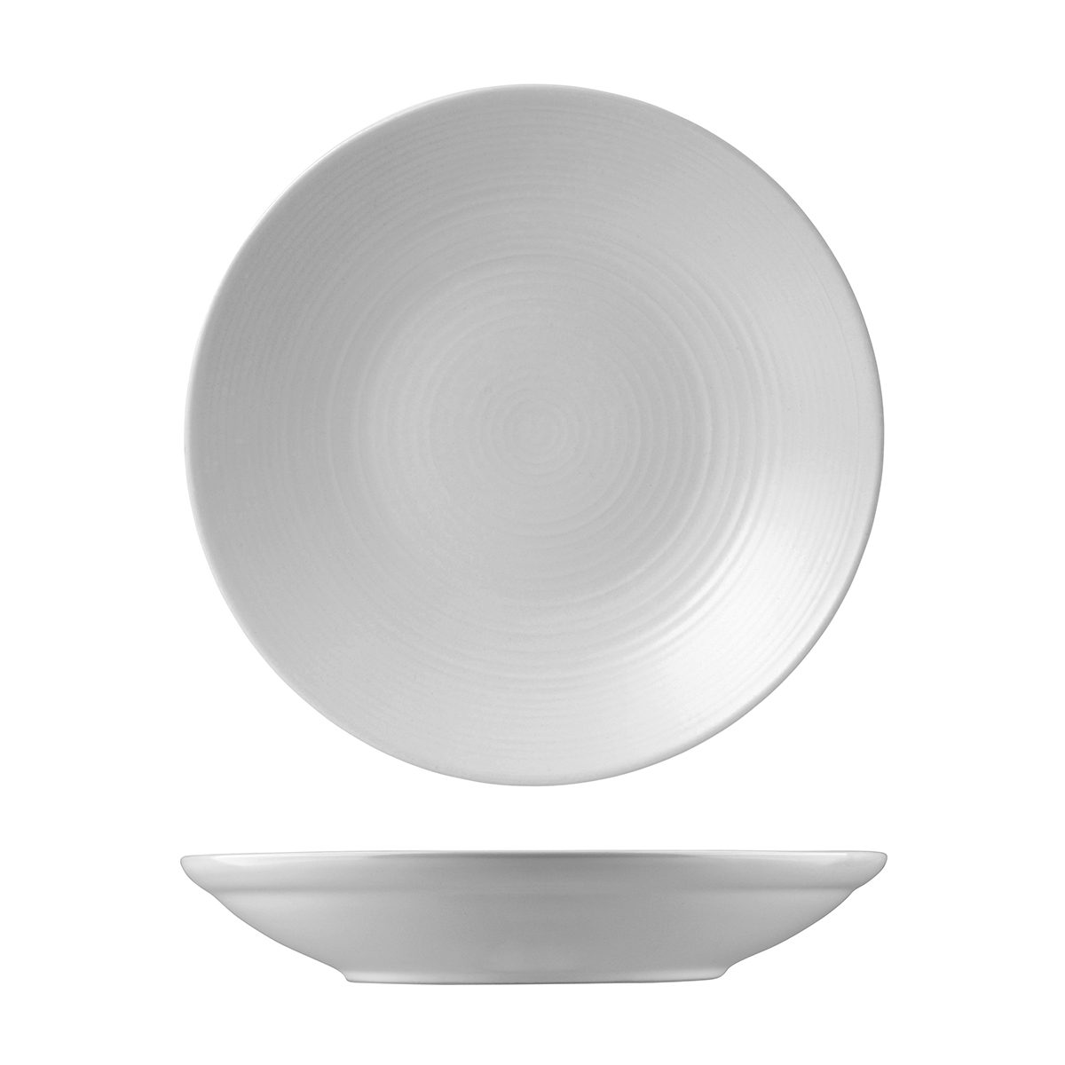 Dudson Evo Deep Round Plate-292mm Ø Pearl