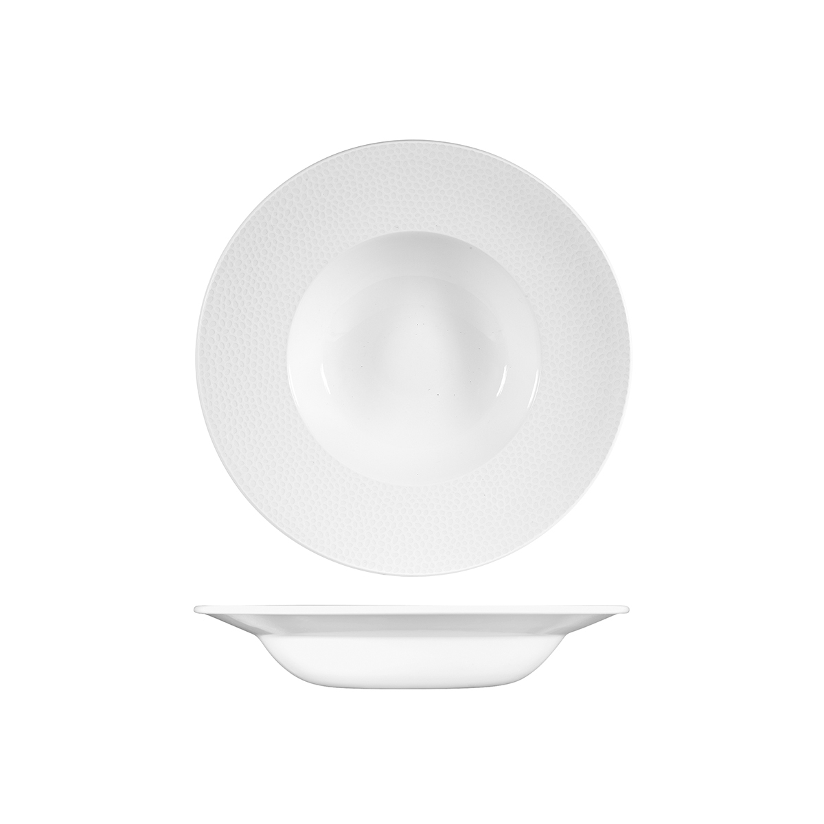 Churchill Isla Round Wide Rim Bowl-250mm Ø | 500mL White