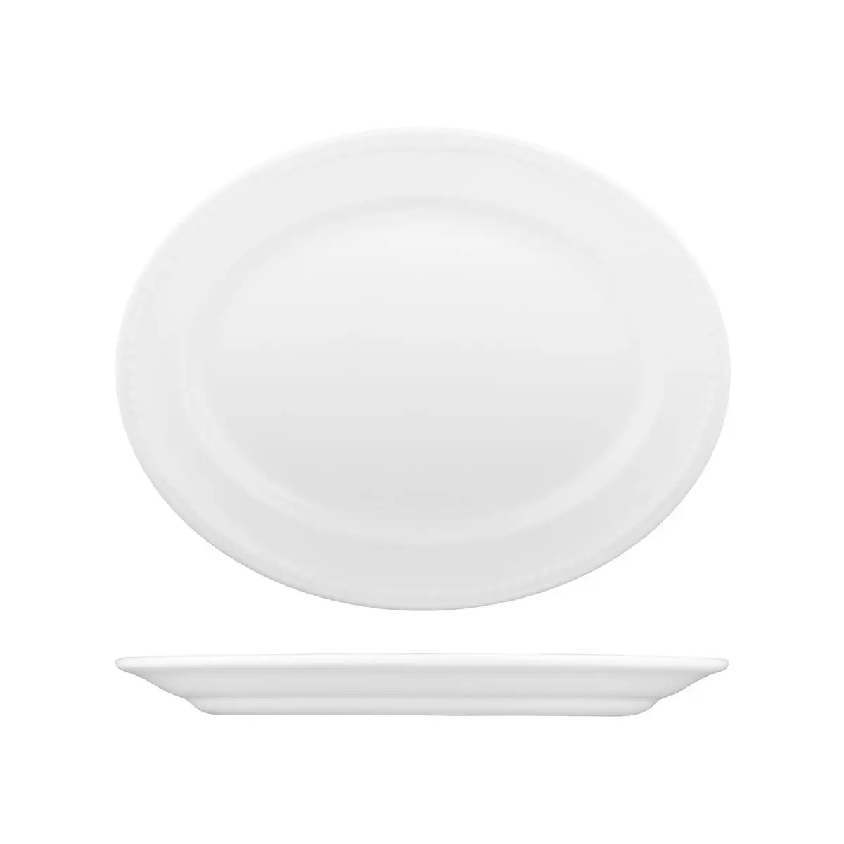 Churchill Oval Wide Rim Plate-305Mm