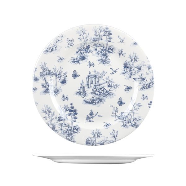Churchill Vintage Prints Round Plate-215mm Ø Prague Toile
