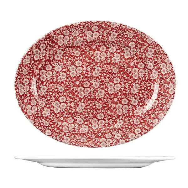 Churchill Oval Wide Rim Plate-365X293Mm 
