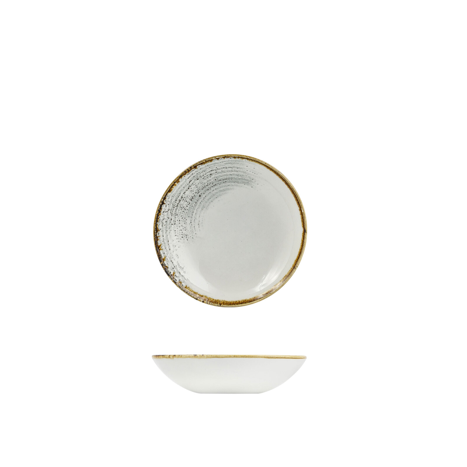 Churchill Homespun Accents Bowl-Coupe, 182mm / 426mL Jasper Grey Accents