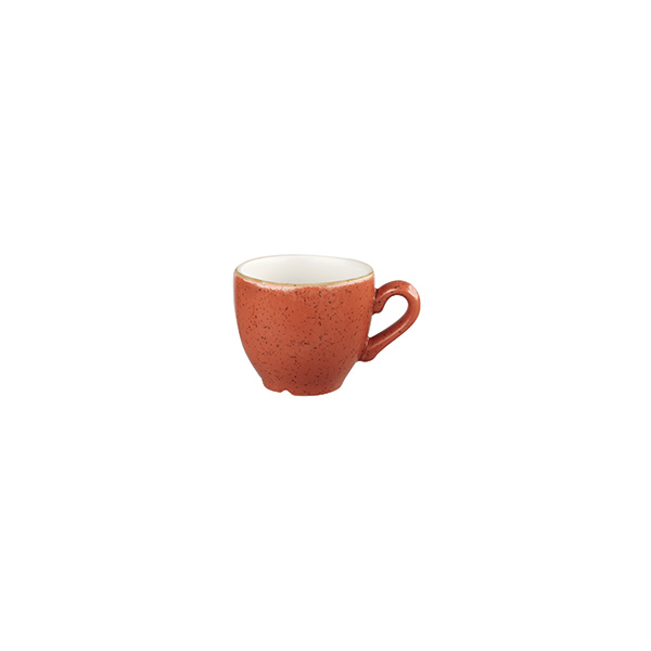 Churchill Stonecast Espresso Cup-100mL Spiced Orange