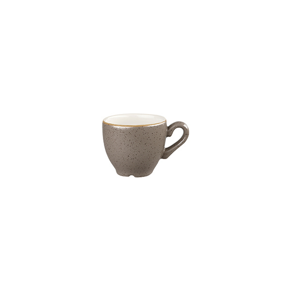 Churchill Stonecast Espresso Cup-100mL Peppercorn Grey