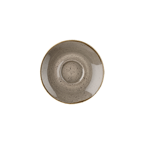 Churchill Stonecast Cappuccino Saucer-156mm Ø Peppercorn Grey
