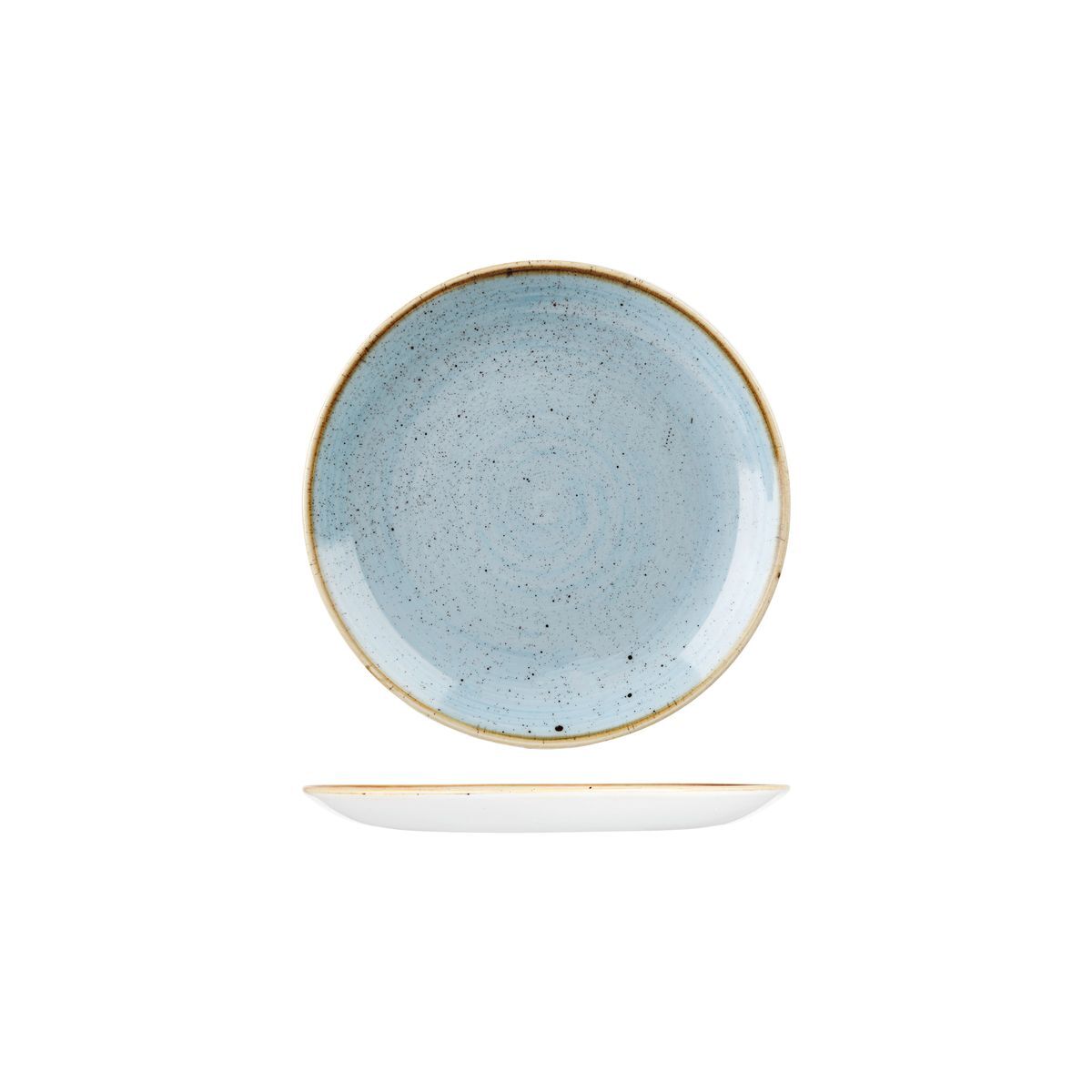 Churchill Stonecast Round Coupe Plate-165mm Ø Duck Egg