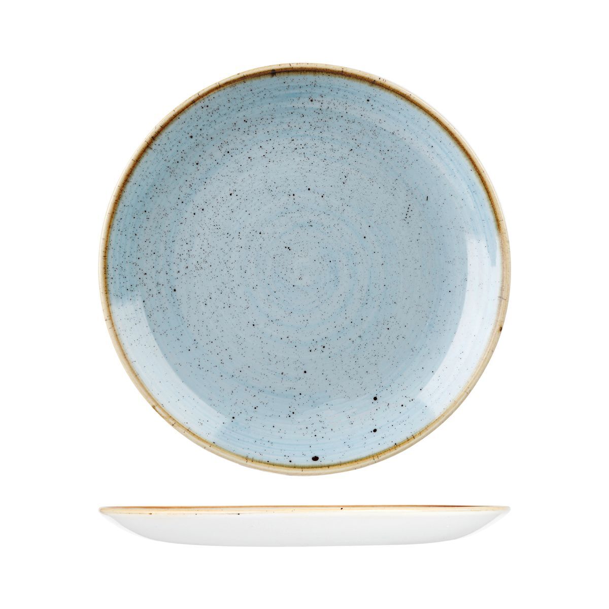 Churchill Stonecast Round Coupe Plate-288mm Ø Duck Egg