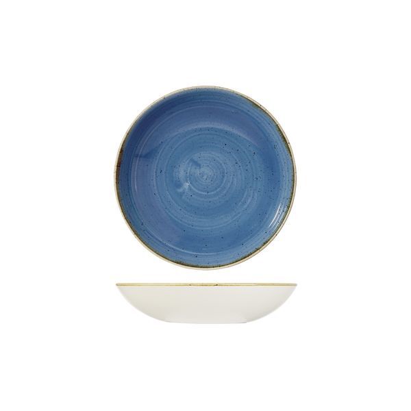 Churchill Stonecast Round Coupe Bowl-182mm Ø | 426mL Cornflower Blue