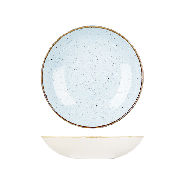 Churchill Stonecast Round Coupe Bowl-248mm Ø | 1136mL Duck Egg