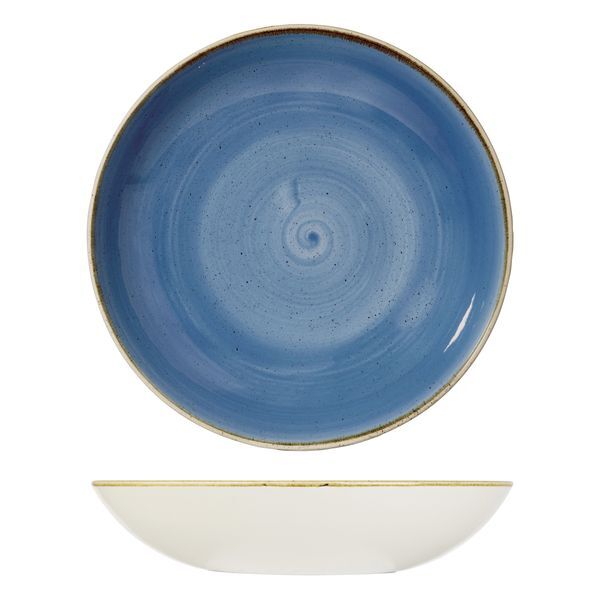 Churchill Stonecast Round Coupe Bowl-310mm Ø | 2400mL Cornflower Blue
