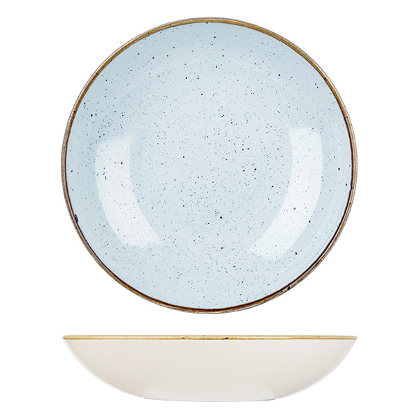 Churchill Stonecast Round Coupe Bowl-310mm Ø | 2400mL Duck Egg